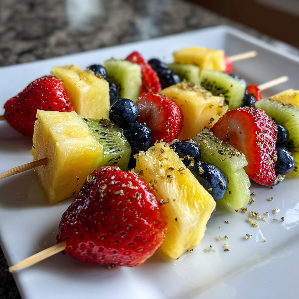 Rainbow Fruit Skewers