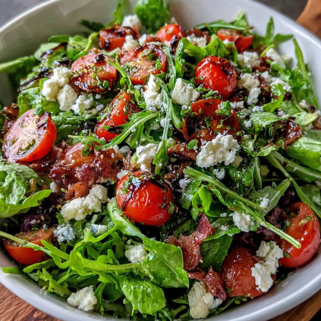 Spring Spinach and Arugula Salad